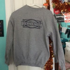 Medium gray Penn State College vintage Sweatshirt